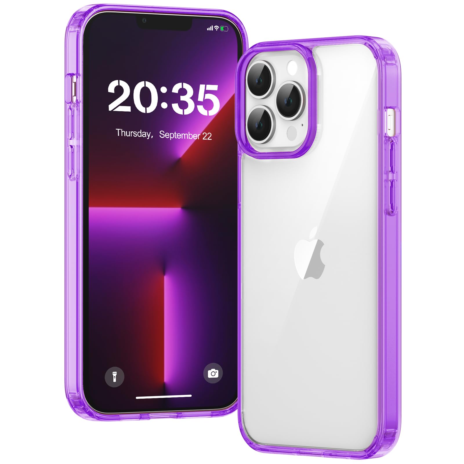 Clear Case for iPhone 15, Ultra Thin, Shockproof TPU Cover, Anti-Yellowing, Crystal Clear, Phone Case for Apple iPhone 15 - Clear — view 69