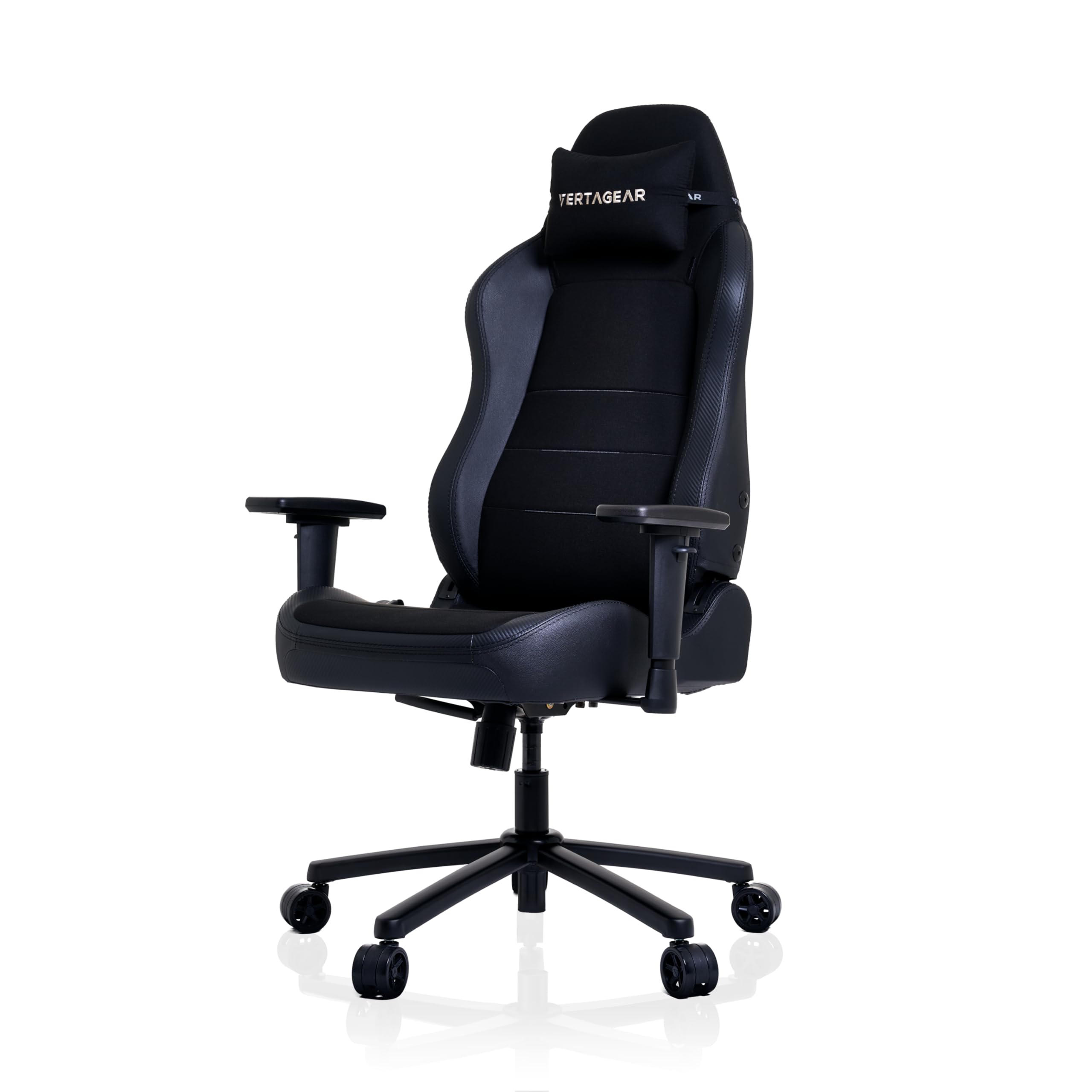 Vertagear SL3800 Ergonomic Gaming Chair Featuring ContourMax Lumbar & VertaAir Seat Systems - Carbon Black