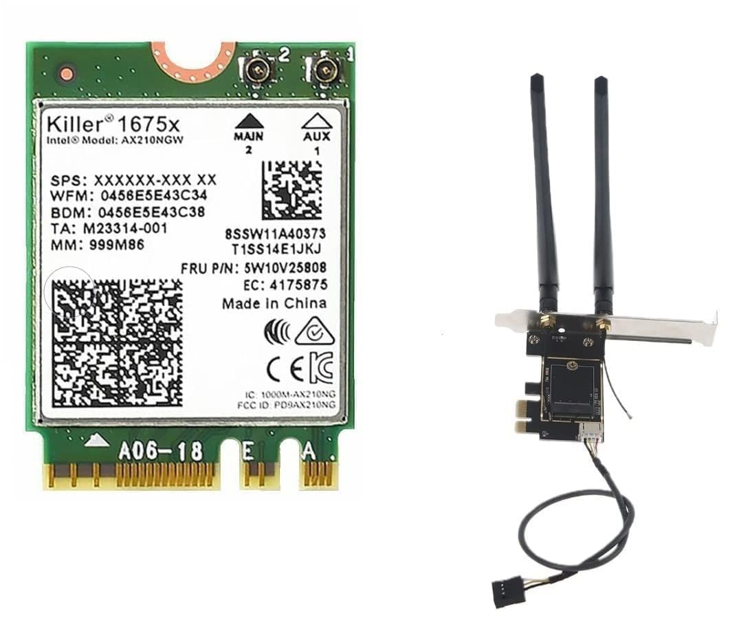 Amazon.com: AX1675x Killer Series Desktop Wi-Fi 6E Kit | 2.4 Gbps