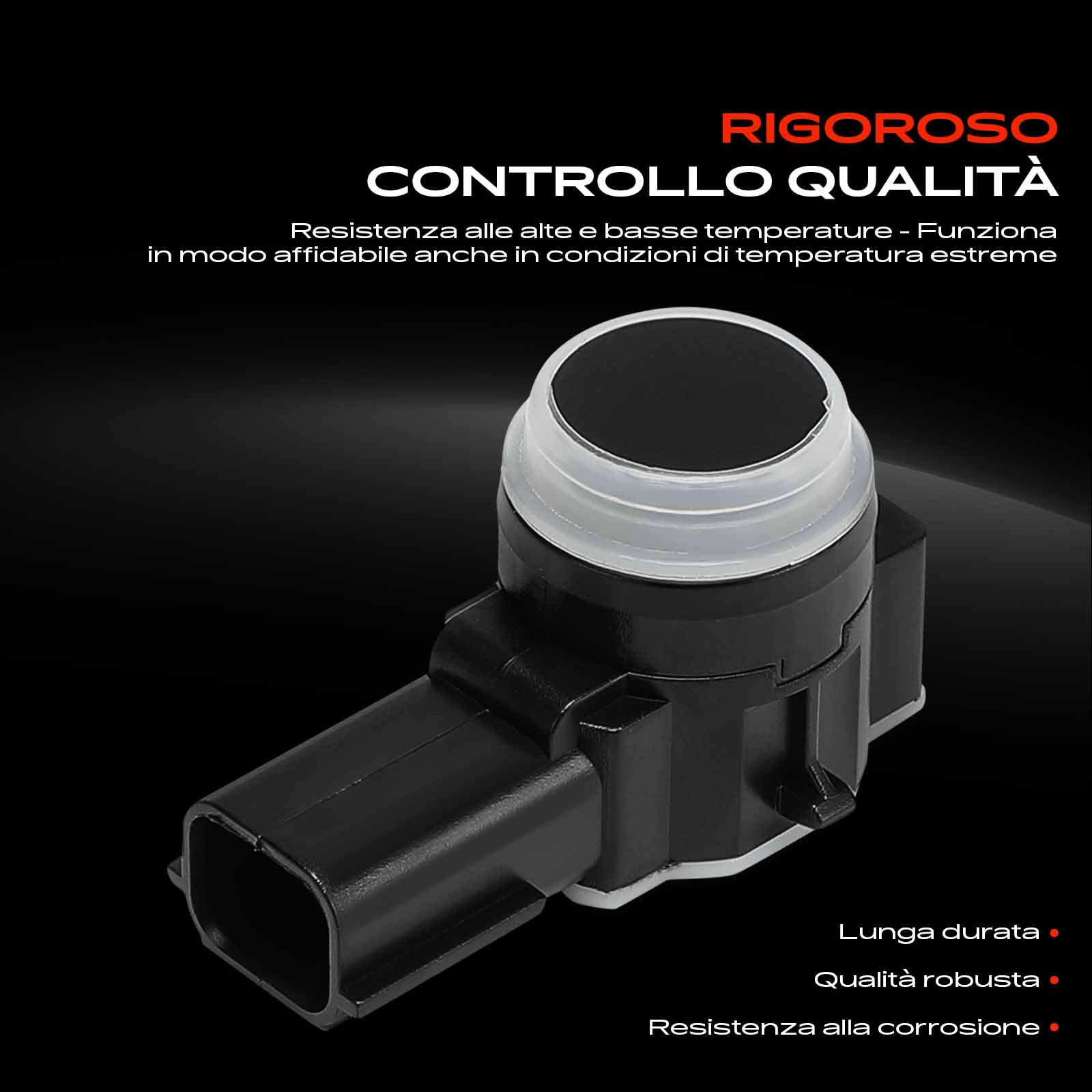 Frankberg Sensore di Parcheggio PDC Posteriore 3-Poli Compatibile con Fiesta VI CB1 CCN Ecosport B-Max JK Tourneo Courier B460 MPV Fiesta VI Van Replace# 5261157