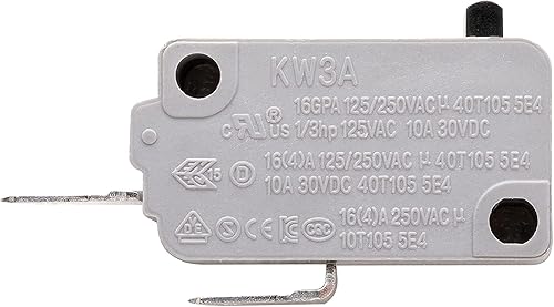 Miniatura 2 de KW3A 16A 125V/250V Horno Microondas Interruptor de bloqueo de puerta normalmente abierto (2 piezas normalmente abierto)