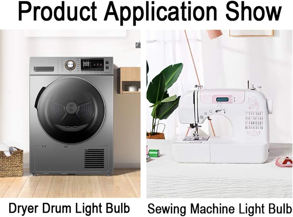 Sewing Machine Light led Bulb 3W 30W Halogen Equivalent 360° Light Coverage, Flicker-Free, Non-Dimmable Part #W10888319,W10914194,WP4173175,WPW10412711,W11518235 (Daylight White 6000k)
