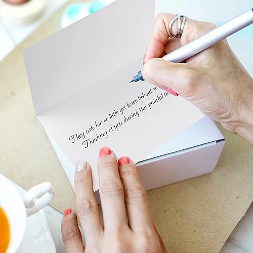 Miniatura 7 de Chinco 24 tarjetas de condolencia de pérdida de mascotas, tarjetas de felicitación gruesas de condolencia para mascotas, tarjetas de duelo para