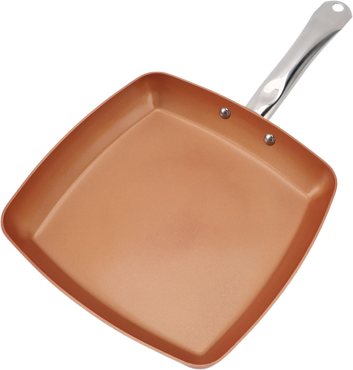 Kwadratowa Patelnia, Aluminiowa Nonstick smaż Smażyć patelnię do Kuchenki Indukcji Pieców Gazowych