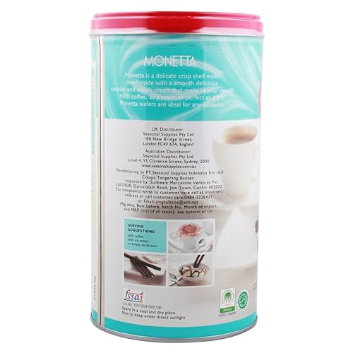 Miniatura 2 de Monetta Rollos de oblea, galletas y crema, 10.58 oz