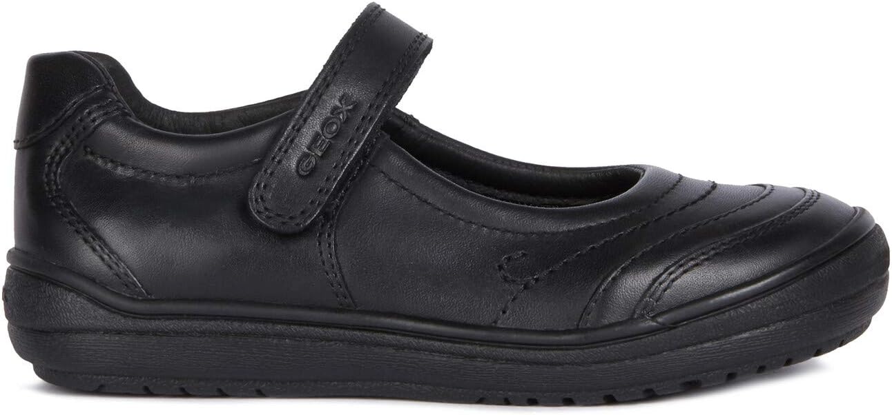 Geox Girl's Ballet Ballerina, Black, Womens 10