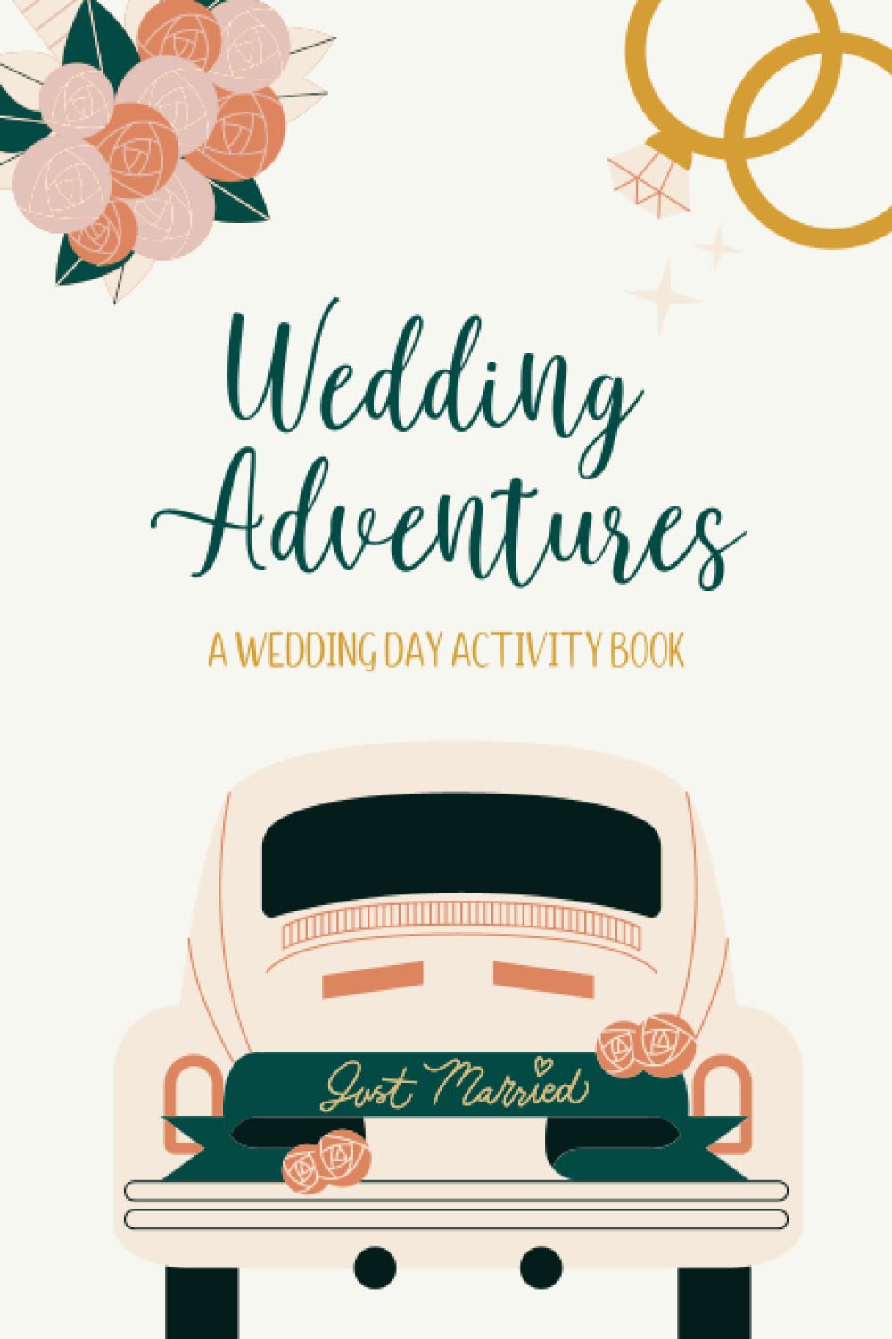 Wedding Day Activity Book For Kids, Wedding Coloring Activities For Kids