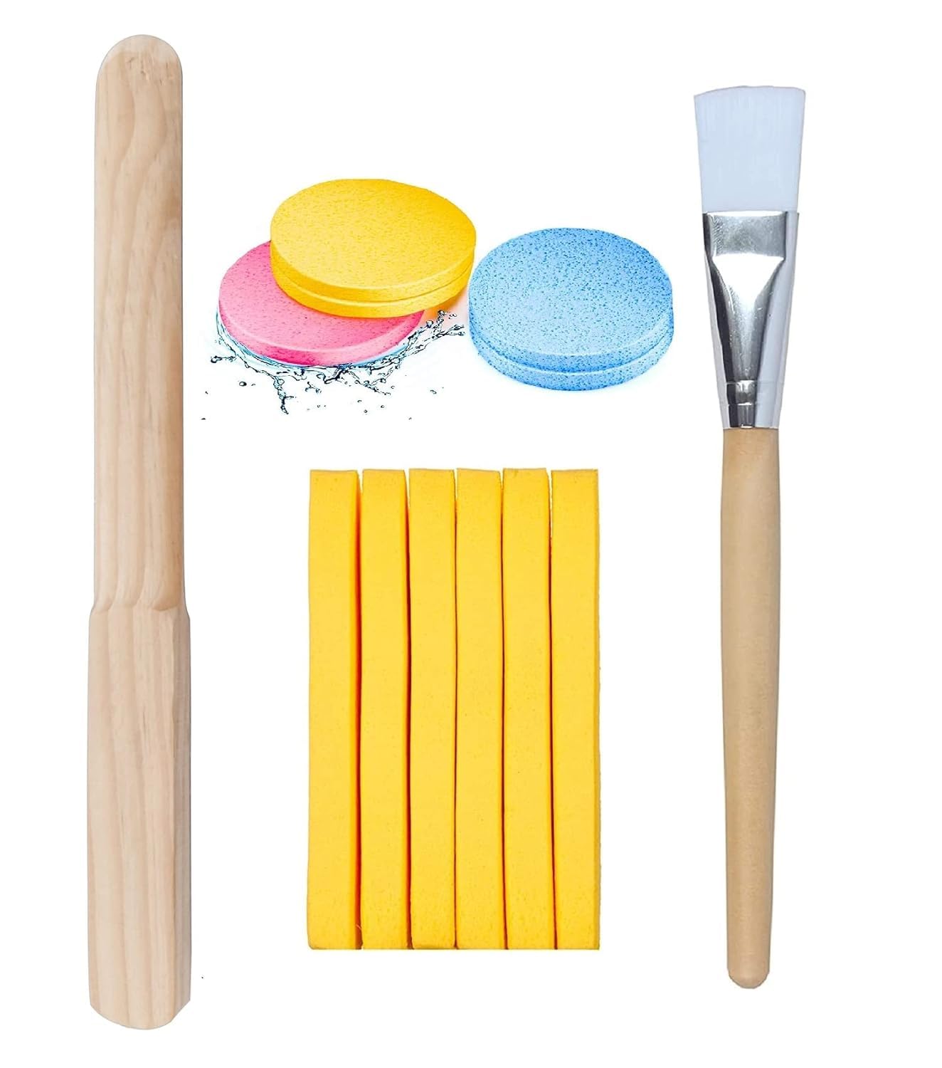 SVS ONLINE Face Pack and Facial Bleach Applicator Brush 1 pcs Facial
