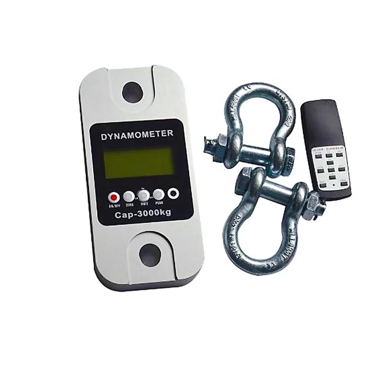 Cyfrowy miernik siły 10T 30T 50T Wysoka precyzja Cyfrowy Bezprzewodowy Dynamometr Zdalne Sterowanie Dynametr Żurawia RS232(30 Ton No Shackle)