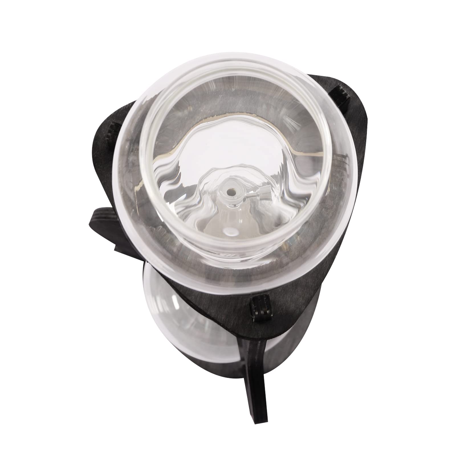 FLYHERO Iced Coffee Cold Brew Drip Tower Coffee Maker Ice Coffee Machine Cold Brew Dripper Iced Coffee Brewer Maker 8 cup (Grey)