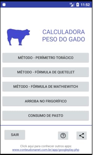 Peso do Gado - Calculadora