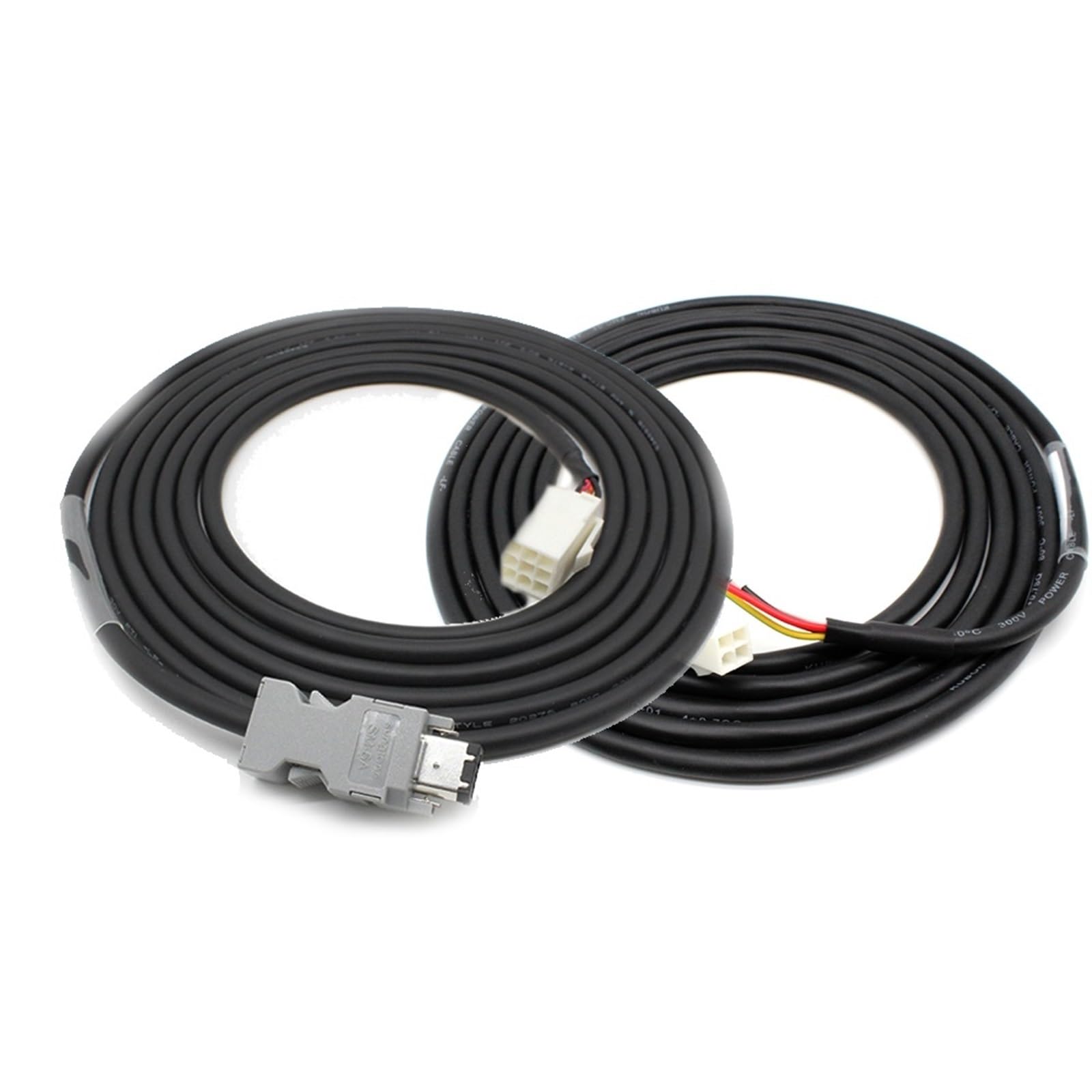 JDOUNFMO Servo Power Cable Encoder Cable MFECA0030EED MFECA0050EED MFECA0030EAD MFECA0050EAD for A4 A5 A6 Series(Color:Encoder Cable 5M,Size:A6)