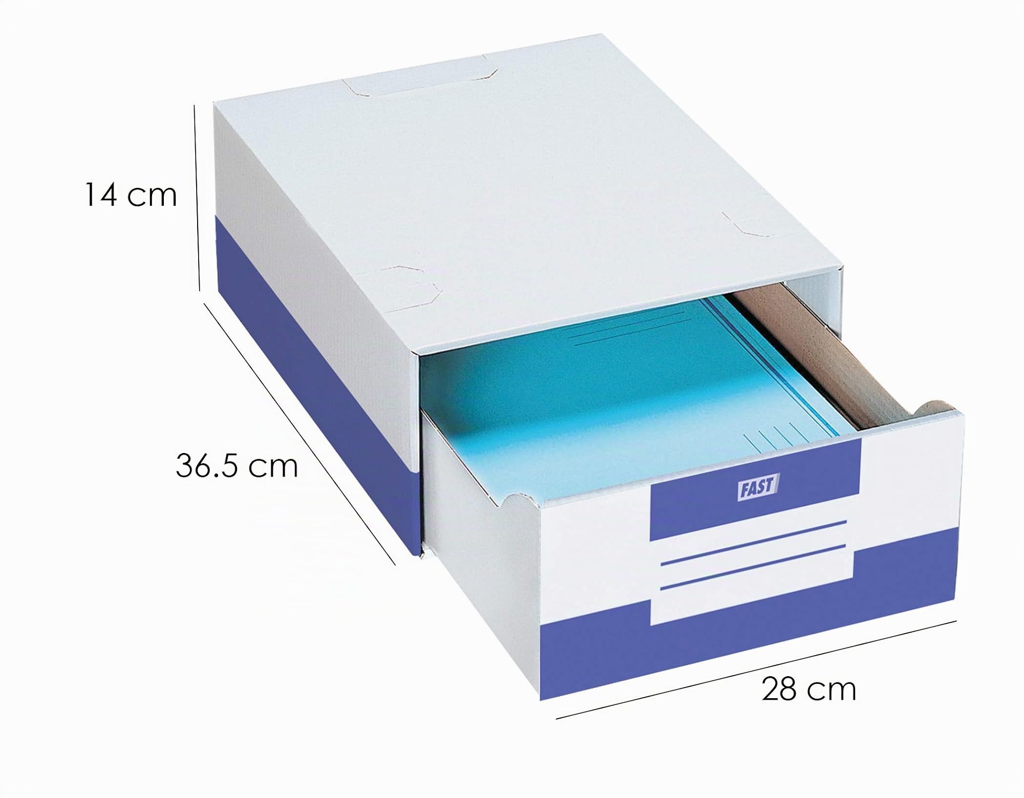 Elba 100725929 - Caja de 10 módulos de cajón, cartón microcanal