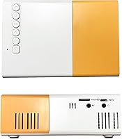 Vista 4 de Mini proyectores portátiles LED micro proyector 1080P proyector de teatro para reuniones en casa (versión actualizada más reciente)