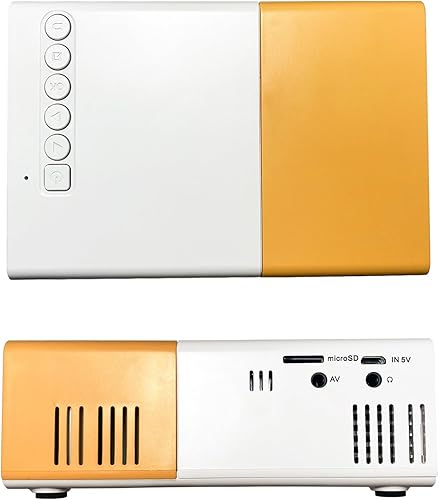 Miniatura 4 de Mini proyectores portátiles LED micro proyector 1080P proyector de teatro para reuniones en casa (versión actualizada más reciente)