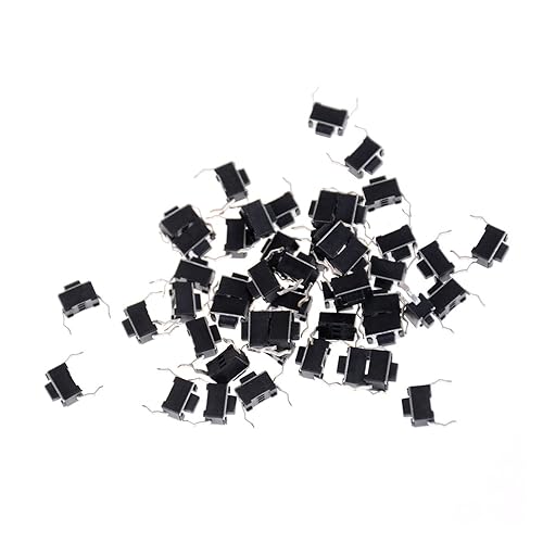 Miniatura 3 de 30pcs Panel PCB Momentary Tactile Tact Push Button Micro Switch 2 Pin DIP Light Touch 3 * 6 * 4.3mm Keys Keyboard Switch Accessories Industrial