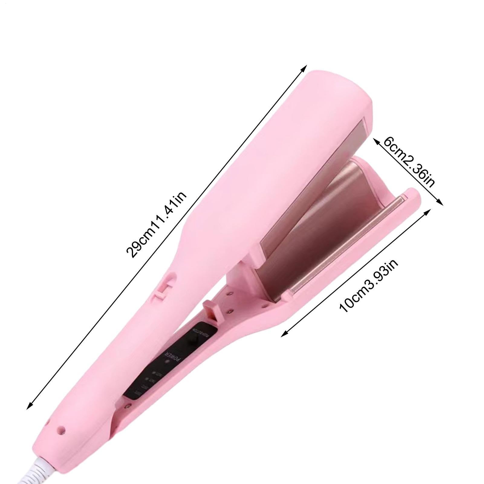 Primer Ferro Per Capelli - Tripla Barile, Strumento Per Acconciatura | Asta Profonda, Produttore Di Onde In Ceramica Calde Per Uso Universitario, Finitura Del Salone Di Bellezza, Bacchetta