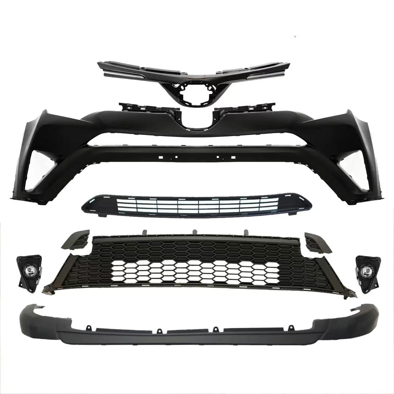 Amazon.com: Tebayla Toyota RAV4 2016-2018 Front Bumper Kit