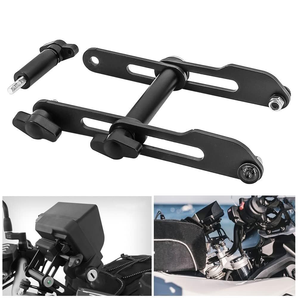 Fixation Smartphone Deux Roues Support de Navigation Moto Réglable avec Chargeur USB pour BMW R1200R R1200RS R1250R R1250RS LC