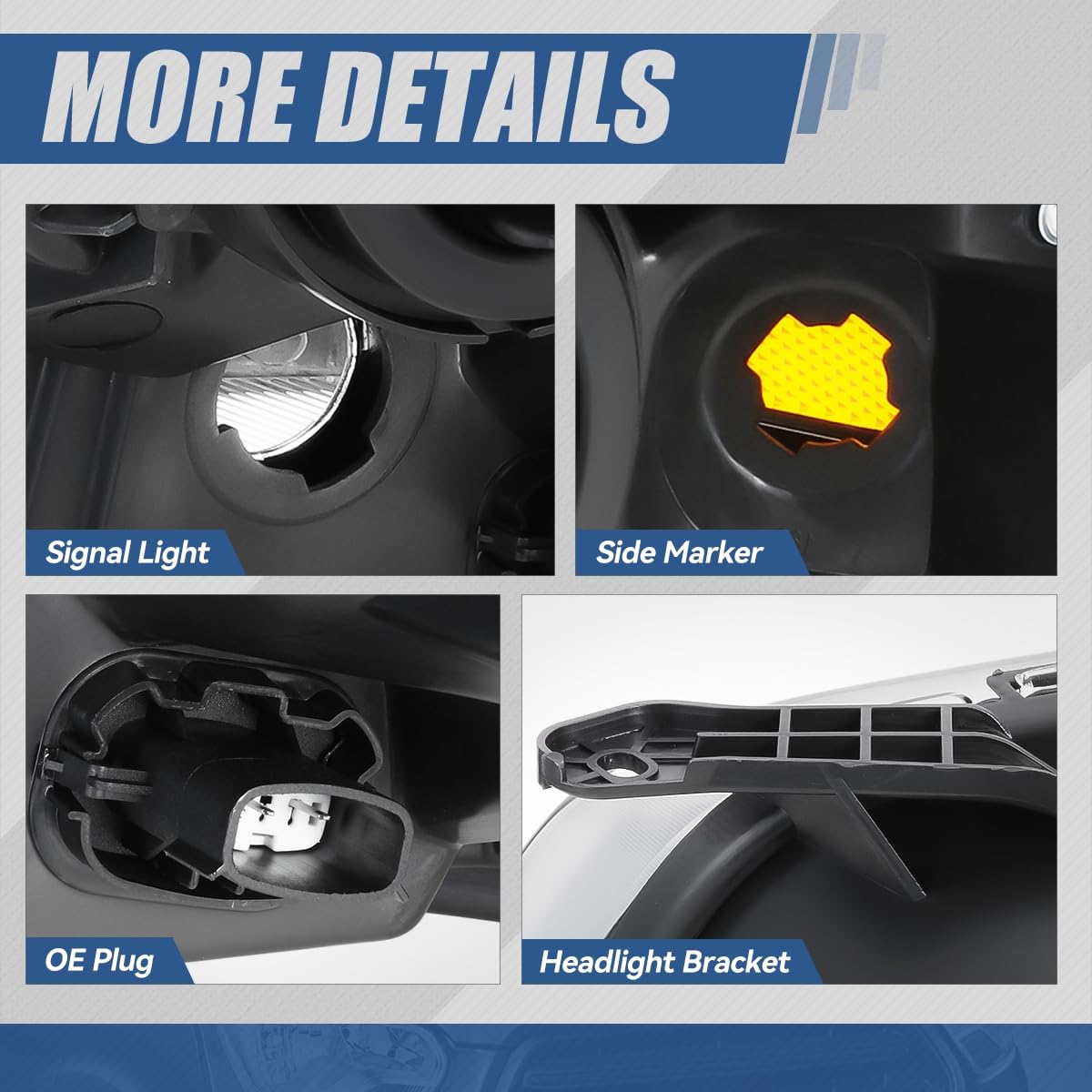 Amazon.com: Auto Dynasty FO2503357 Factory Style Halogen Headlight  