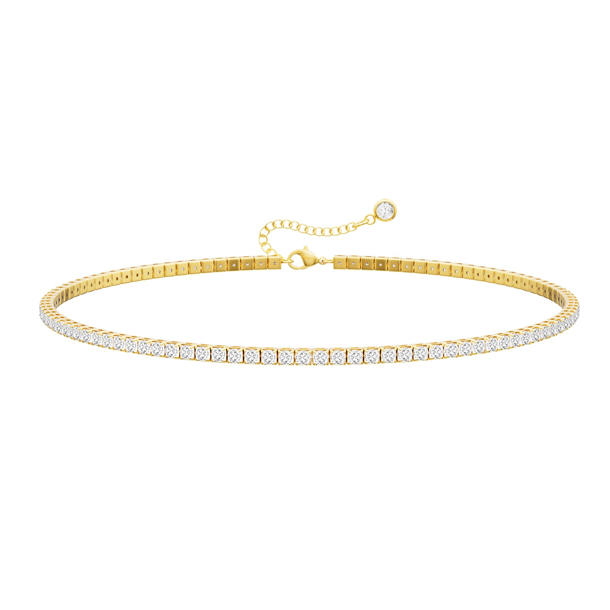 Tewiky Layered Necklaces for Women Non Tarnish- Chunky 14k Gold Plated Herringbone Snake Rope Box Cuban Link Chain