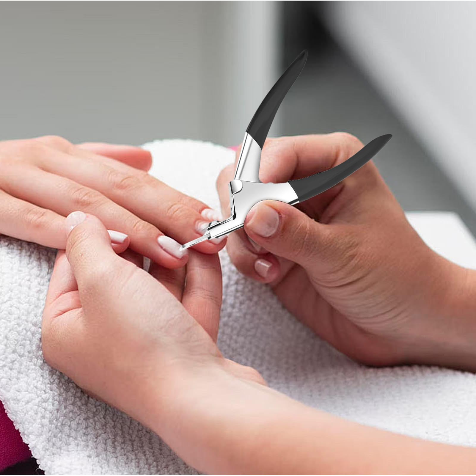 Taglierina unghie in acciaio inossidabile Clipper punta unghia U Tabelle acriliche Cutter Manicure Tool