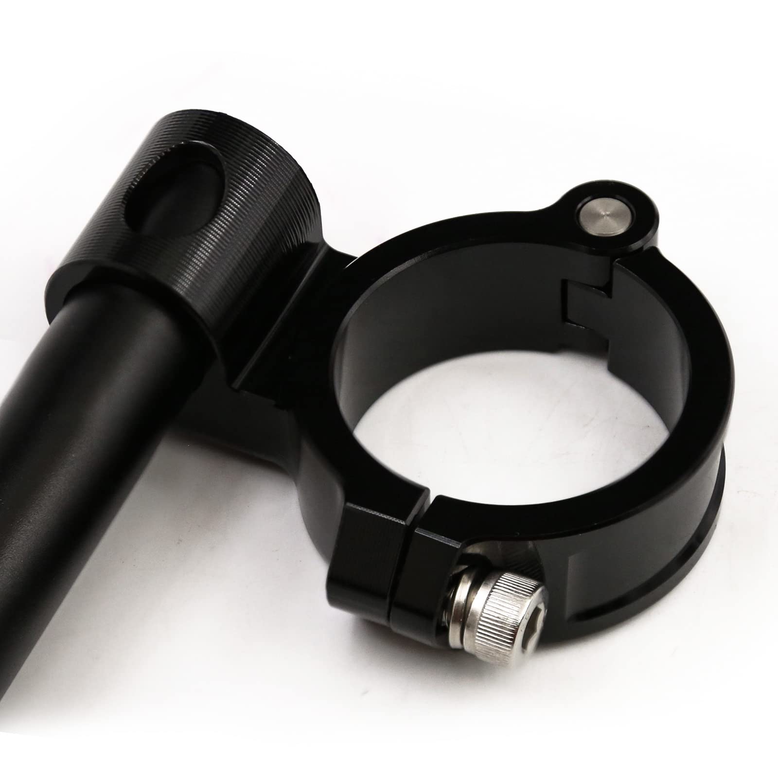 Barra de manillar de 43 mm con clip para tubo de horquilla de 43 mm, 22 mm, barra estándar para motocicleta