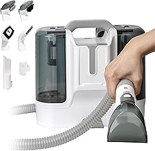 MáQuina De Limpeza De Carpetes, Limpador De Carpetes E Estofados Com 6 Ferramentas, MáQuina PortáTil De Limpeza De Manchas Para Manchas De Animais De EstimaçãO, Carpetes, Escadas, Sofá