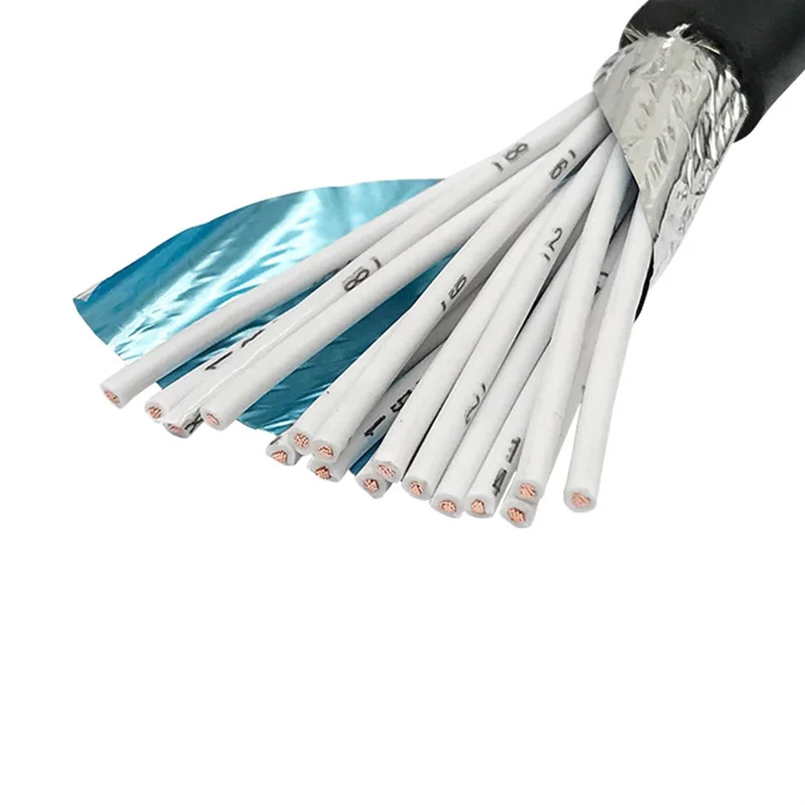 Ekranowany kabel sygnałowy sterujący z czystym rdzeniem miedzianym