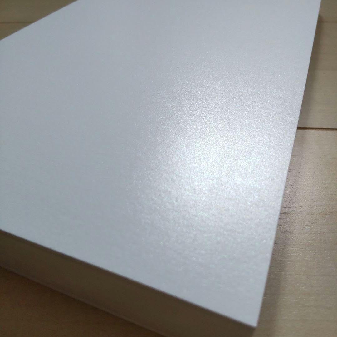 Amazon.co.jp: ①光沢紙ペルーラ スノーホワイト29.0cm×15.8cm 100