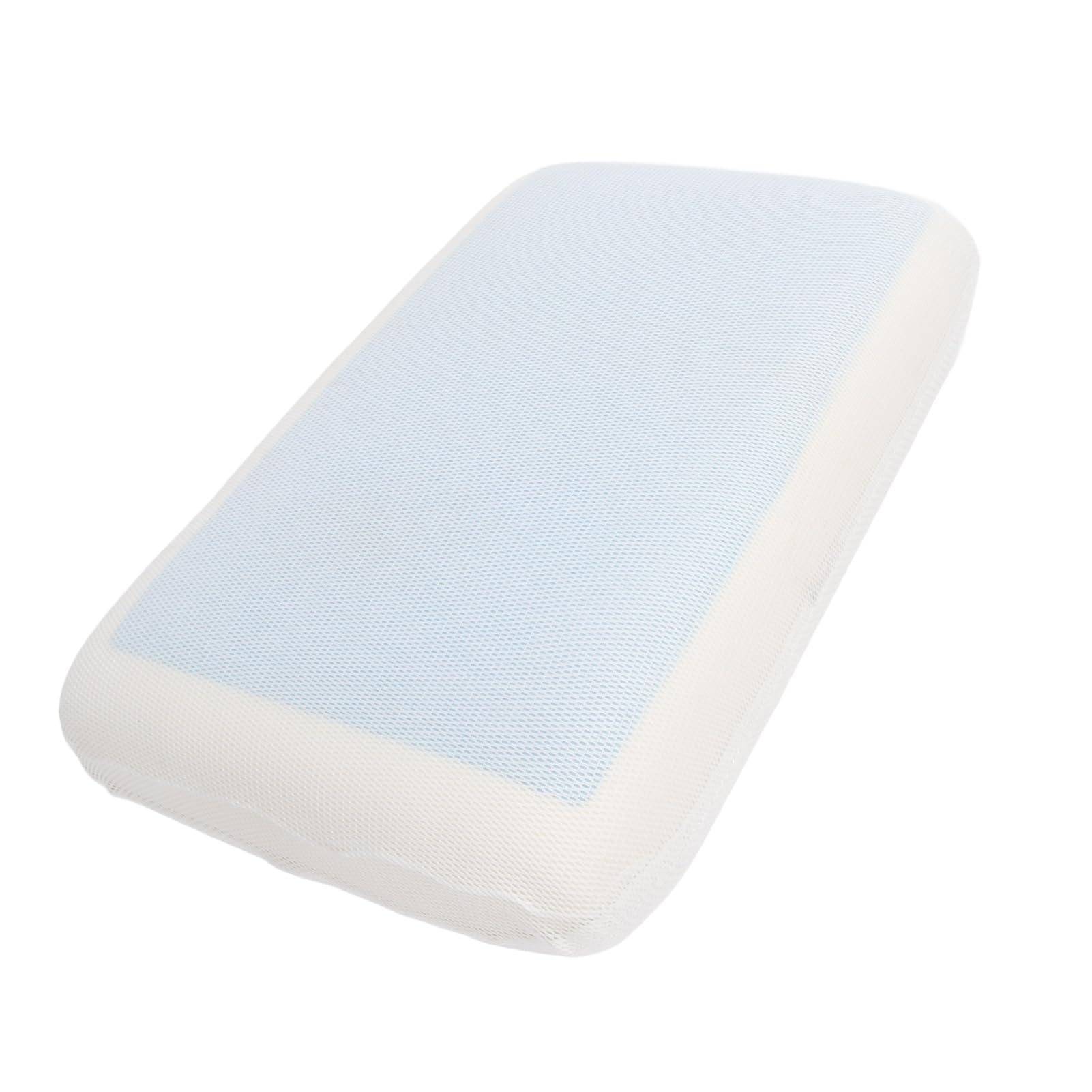 Cuscino in Gel Memory Foam Supporto Ortopedico Bifacciale Rinfrescante Morbido per la Casa 58x37 Cm