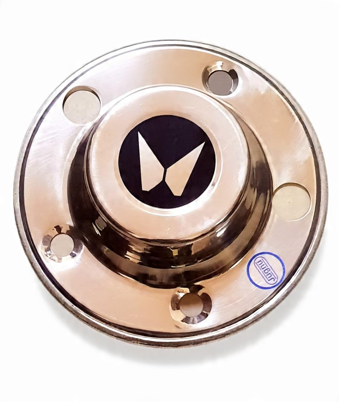 4 Pcs Car Wheel Center Hub Caps for Mahindra Bolero (8.25 Inch) | Compatible with Trax & Scorpio | Premium Stainless Steel Wheel Covers (Jeep Kupa Mahindra SS (Set of 4))-picture-15