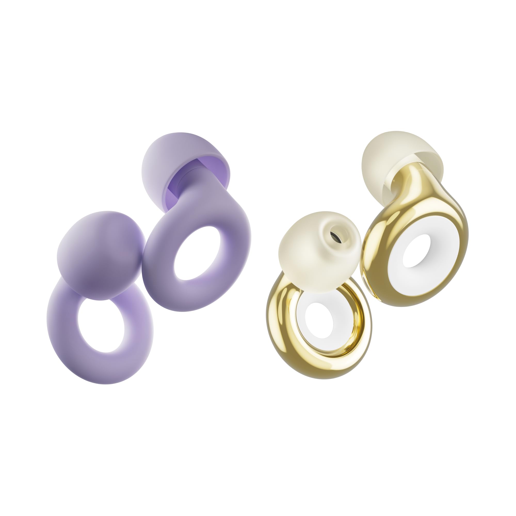 Loop Earplugs, coffret Jour & Nuit Plus (lot de deux) – Quiet 2 + Experience 2 Plus | Bouchons d’oreille réutilisables pour le sommeil, la concentration, la sensibilité au bruit