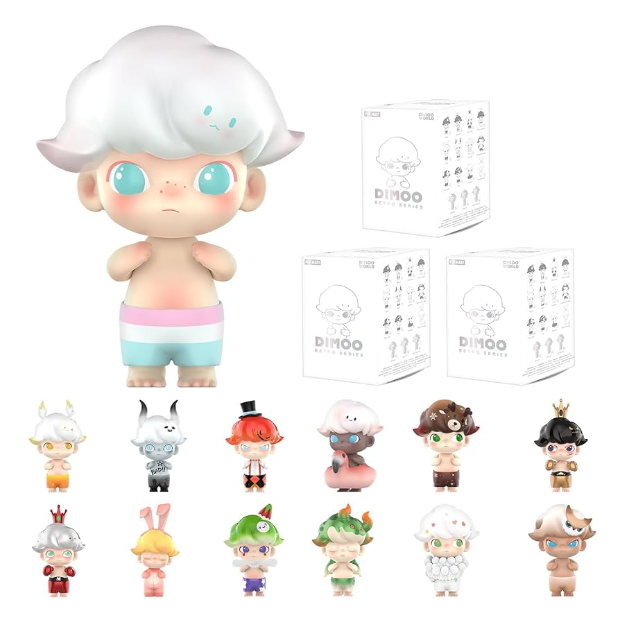 海外 フィギュア おもちゃ DIMOO セラミックランプ Amazon.co.jp: POP MART DIMOO レトロブラインドボックス