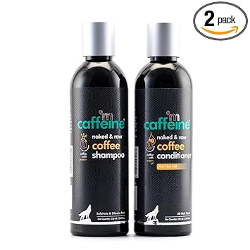 mCaffeine Coffee Shampoo & Conditioner Duo for Hair Fall Control & Nourishment | Redensyl & Protein-rich | Sulphate & Paraben Free | For Men & Women