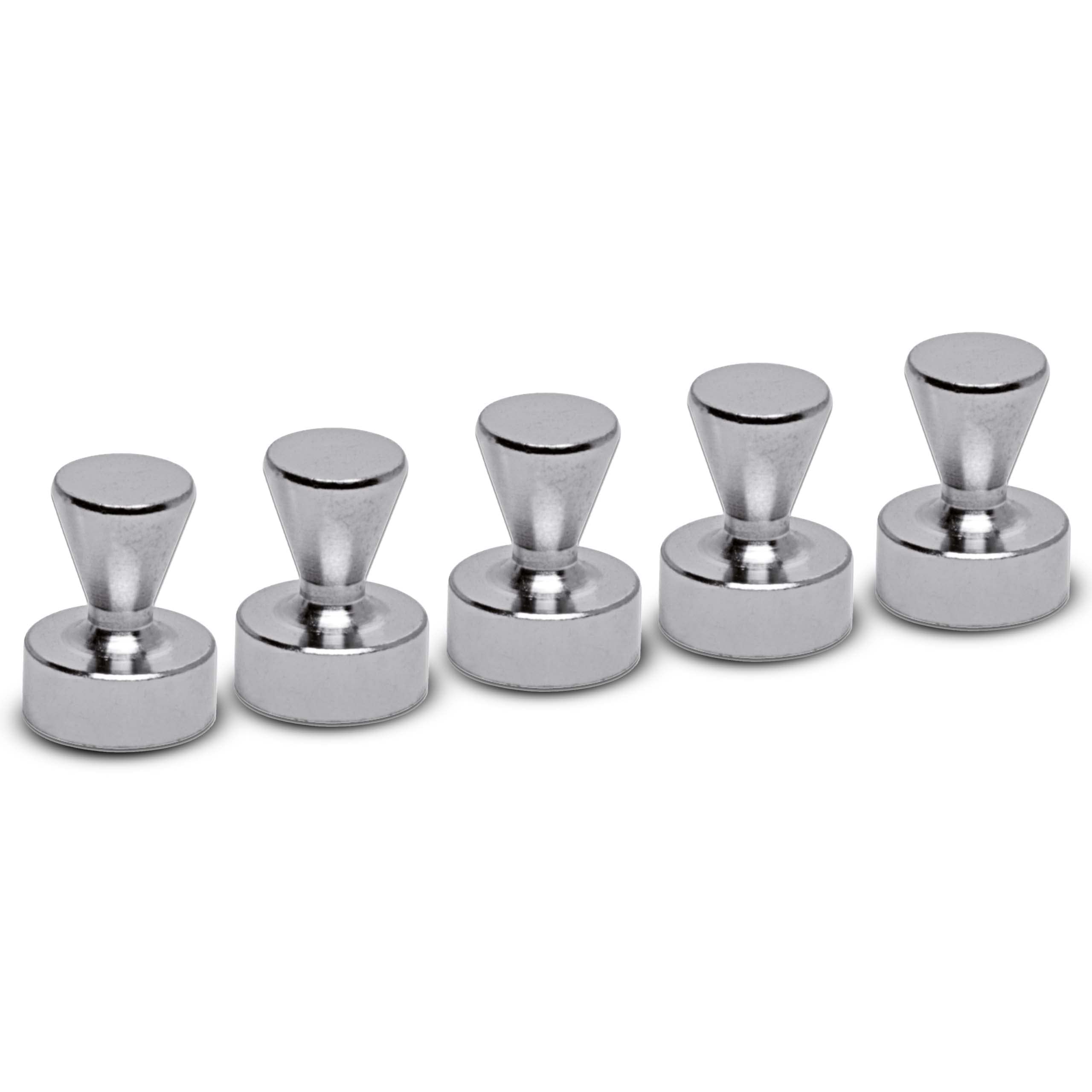 MAUL Neodym Kegelmagnete (10 Stück) – Ø12x16 Mm, 1,5 Kg Haftkraft, Bunte Farben, Für Whiteboard, Kühlschrank & Büro