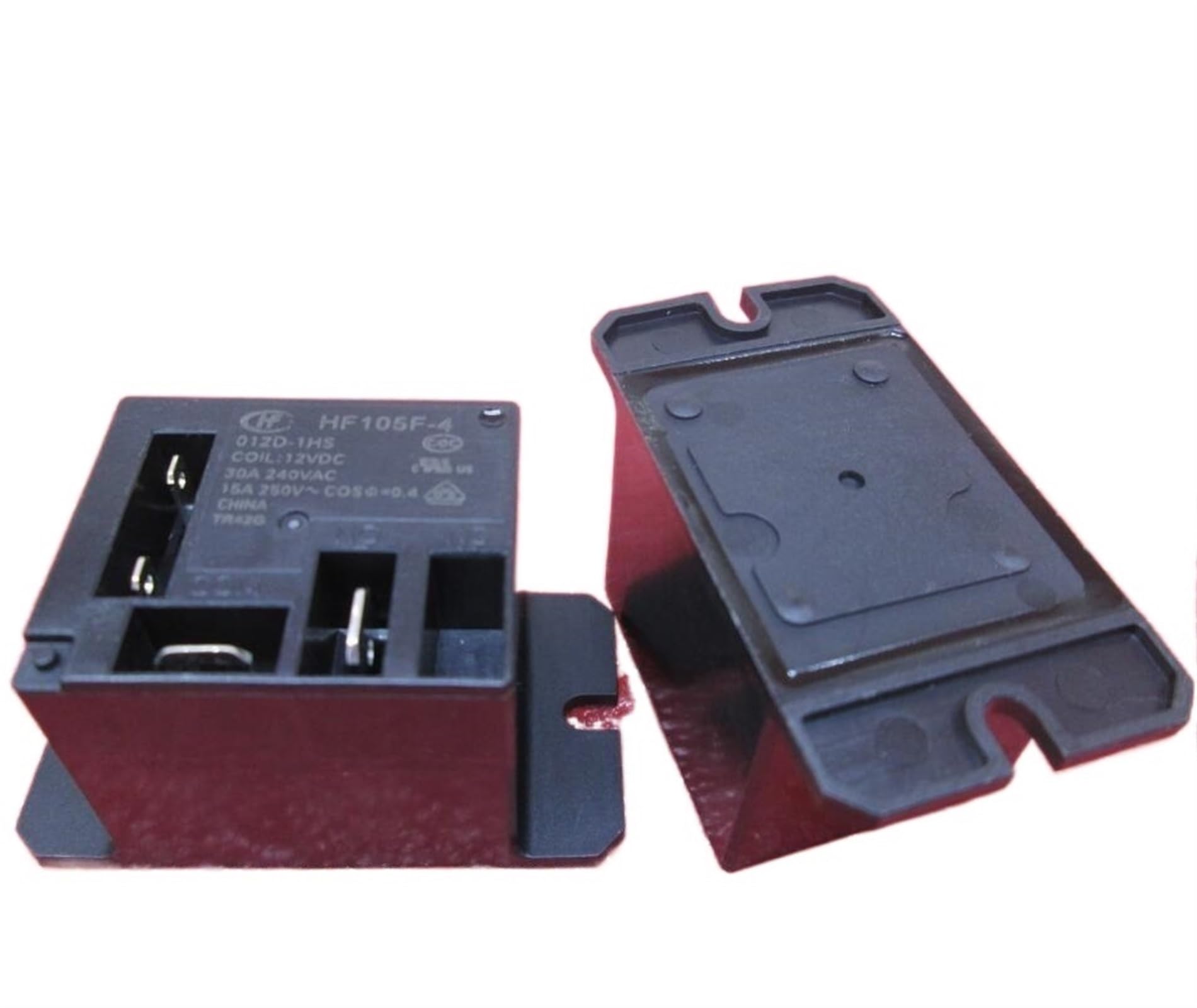 WBNFFUCYU JQX-105F-4-012D-1HS HF105F-4 JQX-105F-4 012D-1HS JQX-105F HF105F-4-012D-1HS 12V DC12V 12VDC 30A 240VAC(5PCS)