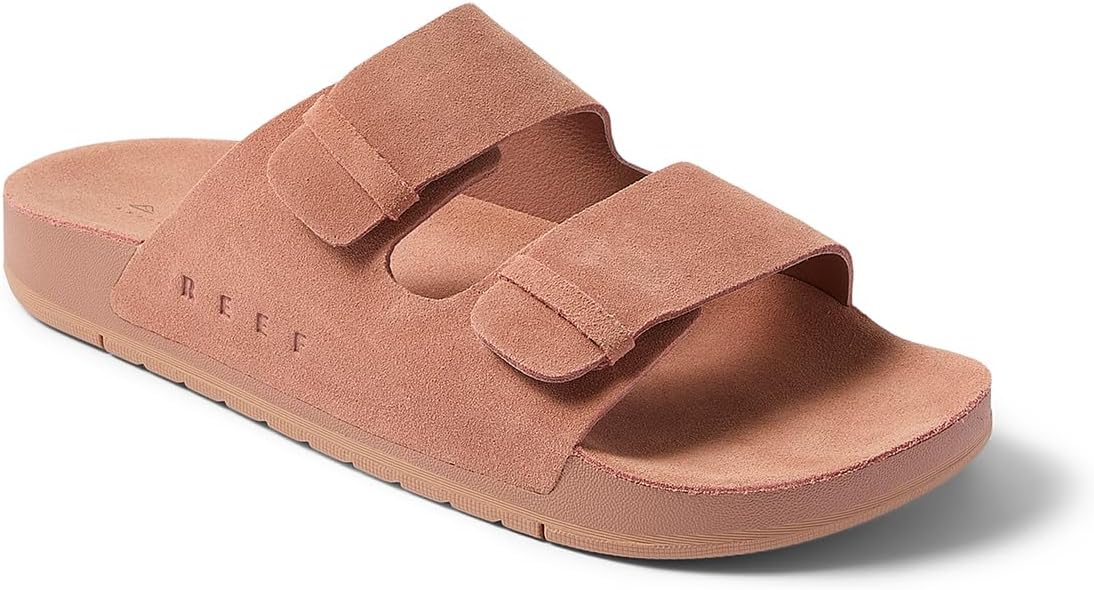 REEF Ojai Two Bar Women's Fashion Slide Sandal, Premium Leather, Soft Cushion Footbed, Cork, 5 - Image 5