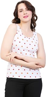DIAZ Women's Super Combed Cotton Rib Fabric Slim Fit Tank Top Price In India