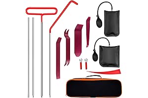 Tool Kit with Innovative Air Pump Door Wedge