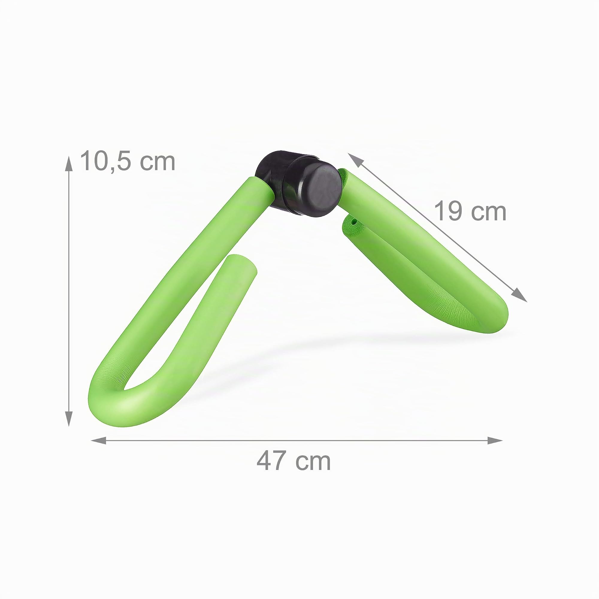 Relaxdays Attrezzo per Esercizi Gambe, Allenamento Interno Cosce, per Casa, Multifunzionale, Braccia e Pettorali, Verde