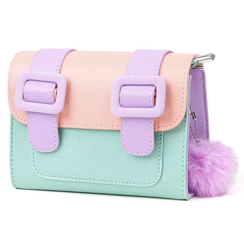 ZENKO Instant Mini Universal Macaron Style Messanger Crossbody Bag for Instant Camera Mini 12/11/9/8, Evo, Liplay, Mini 90, Polaroid- Green