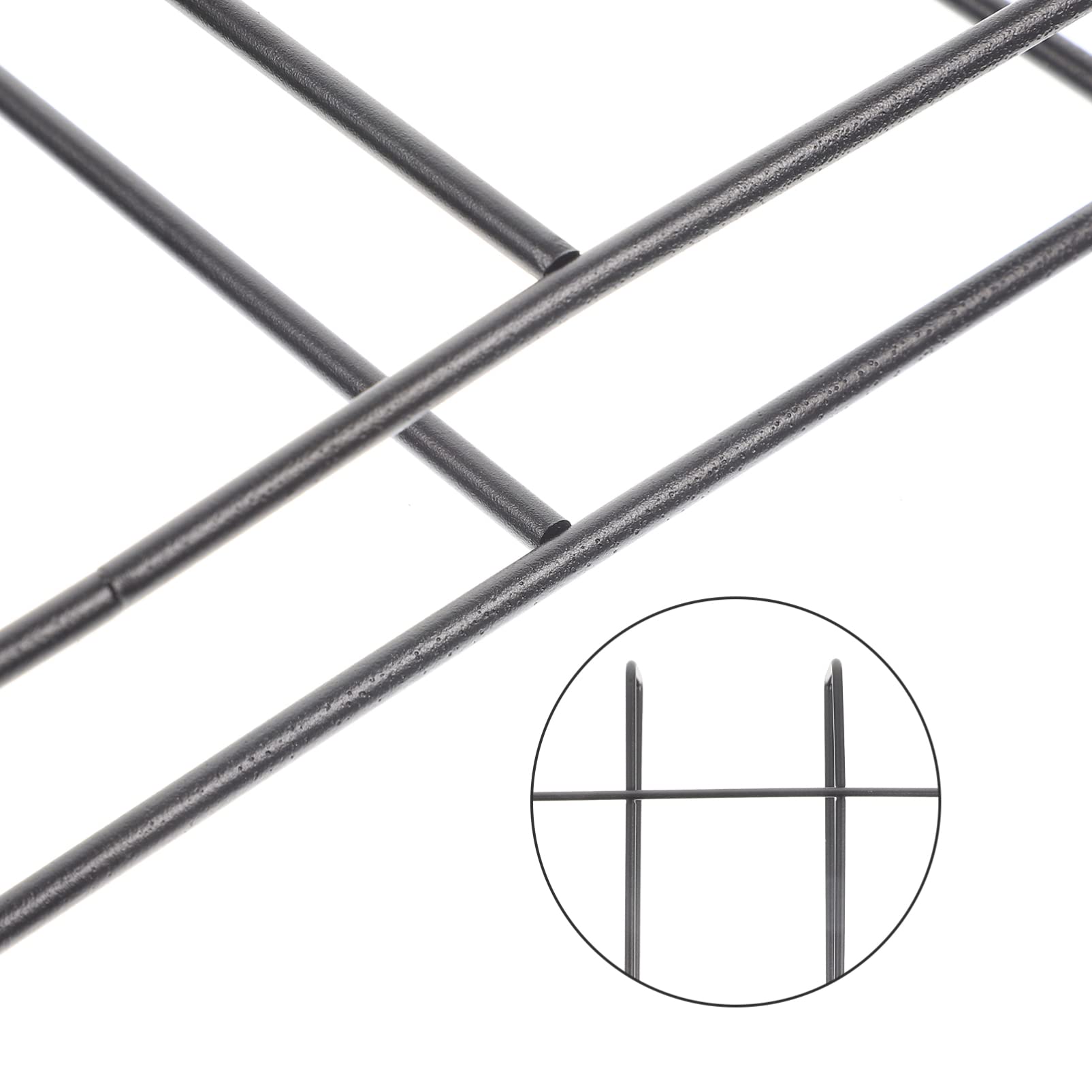 FOMIYES Supporto Appendibile per Taglieri Senza Fori in Acciaio Inox Nero