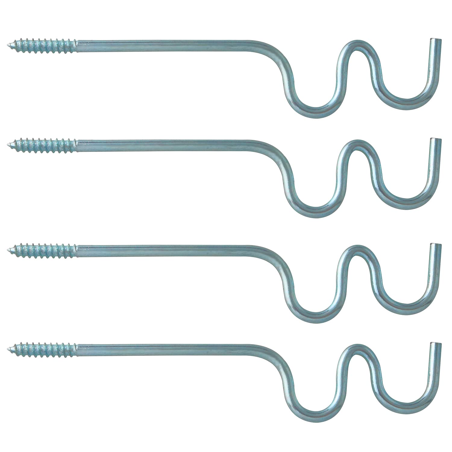 ZZLZX 4PCS 4.6 Inch Double Curtain Rod Support Bracket, Double Rod Holder