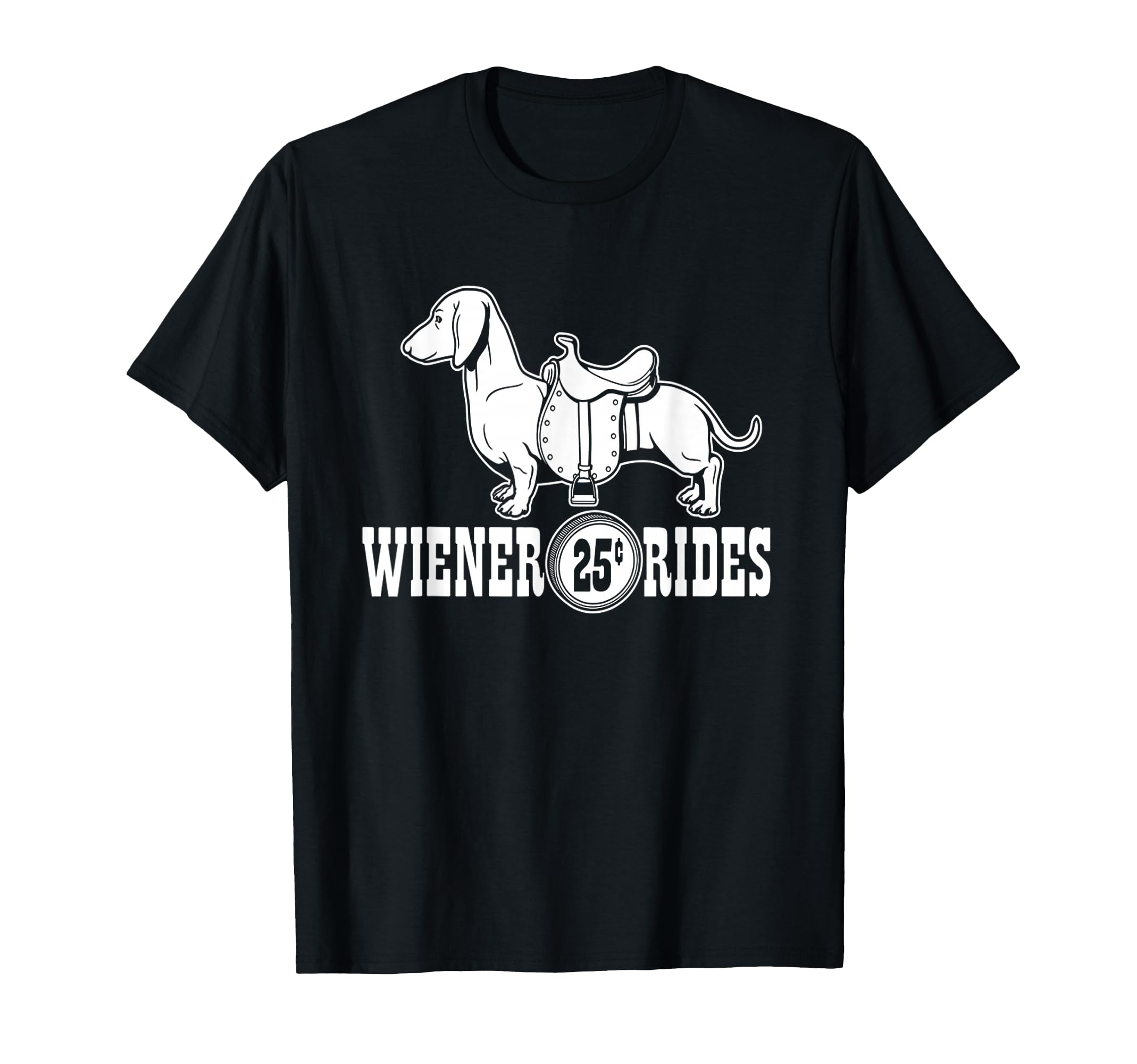 Weiner Rides | Funny Dachshund T- Shirt T-Shirt