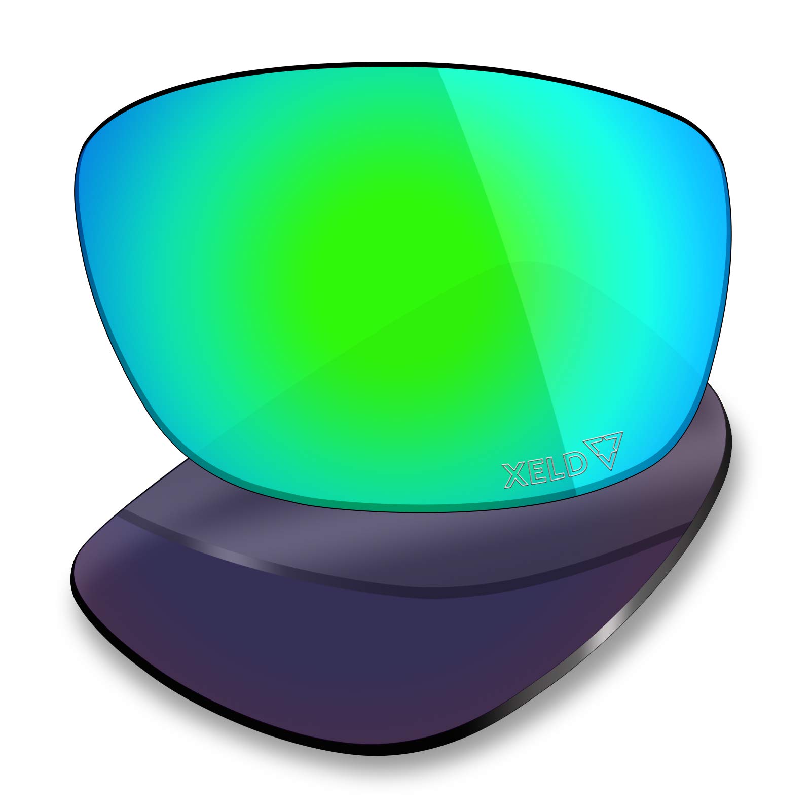 Mryok XELD Replacement Lenses for Oakley Ten X - Chameleon Green