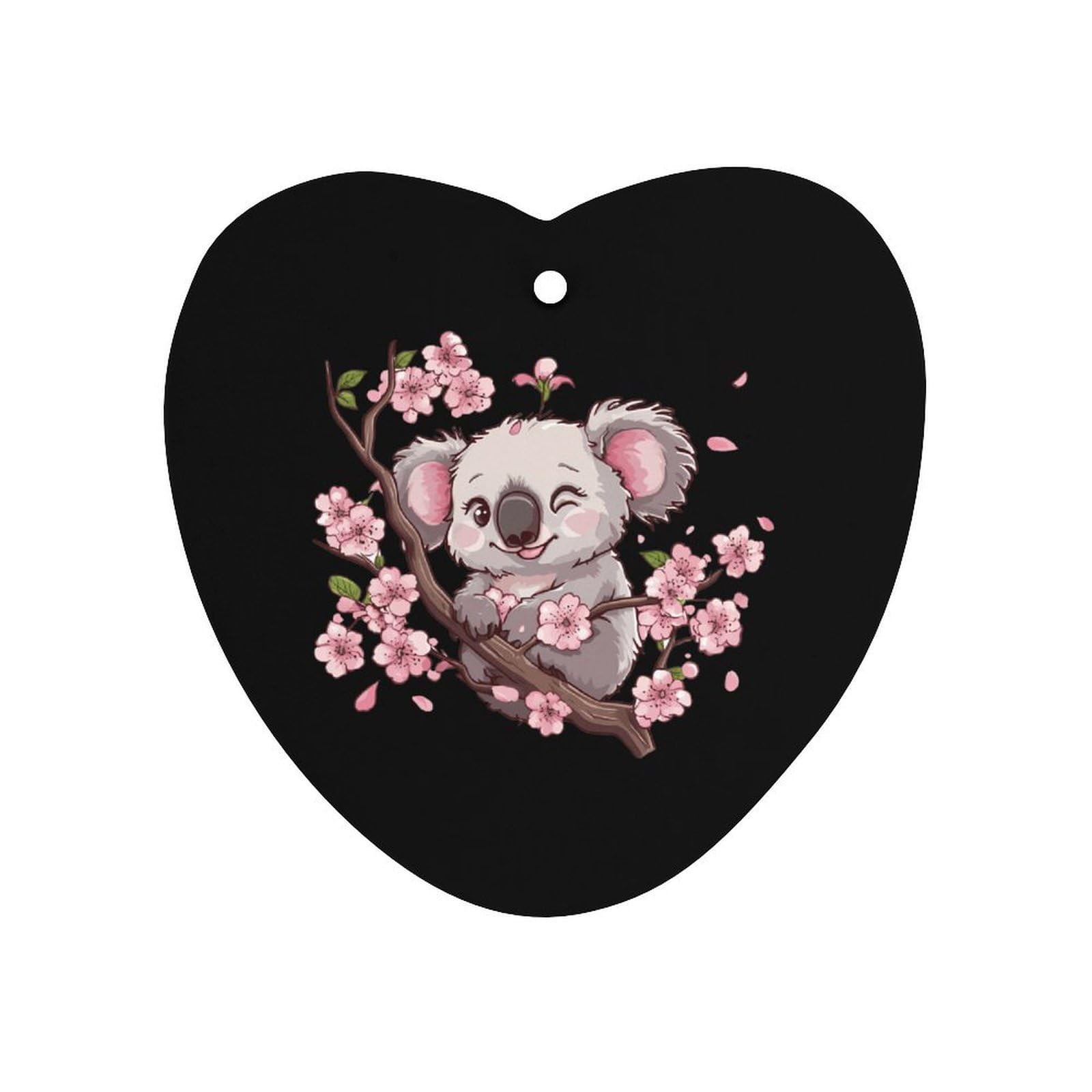 Cute Koala Bear Car Air Freshener Hanging Aromatherapy Tablets for Car Accessories Love form