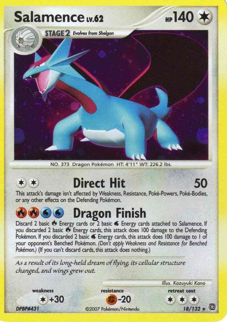 Pokemon Salamence (18) Secret Wonders Reverse Holo