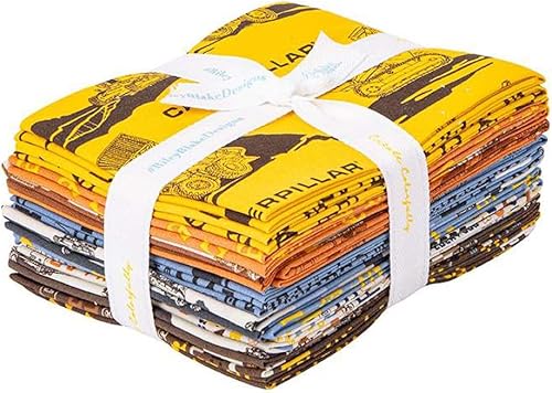 Riley Blake Colección Caterpillar vintage, tela acolchada de alta calidad, perfecta para acolchar, manualidades, proyectos de costura y mucho más