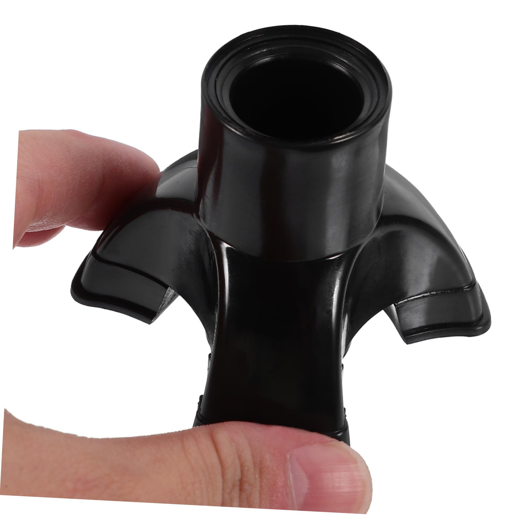 3 Sätze Krücken Beschützer Gehstock Wandern Schutz Tipps Gehen Stockspitzen Aus Gummi Trekkingstöcke Anti-rutsch-spitze Rohrspitzen Pvc Black 4 Stück * 3